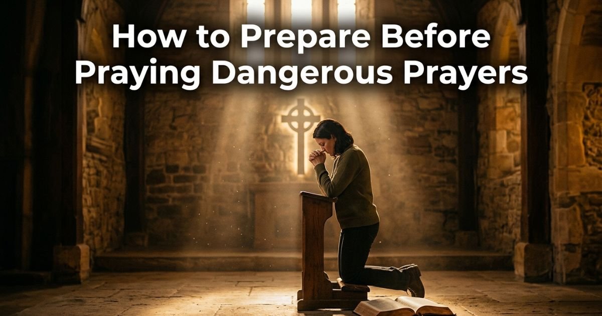How to Prepare Before Praying Dangerous Prayers