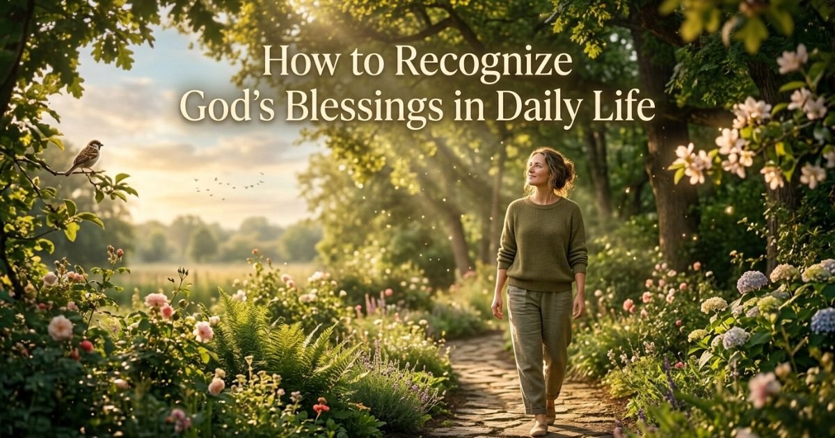 How to Recognize God's Blessings in Daily Life