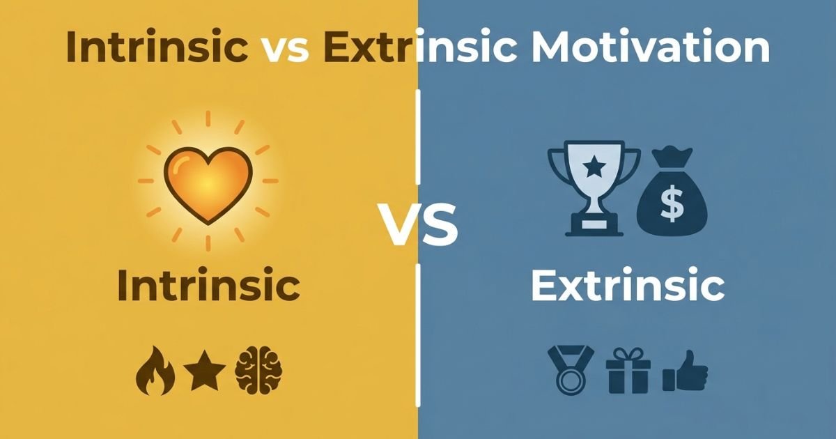 Intrinsic vs Extrinsic Motivation