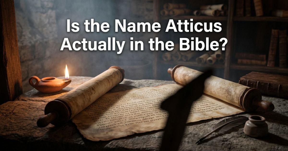 Is the Name Atticus Actually in the Bible?