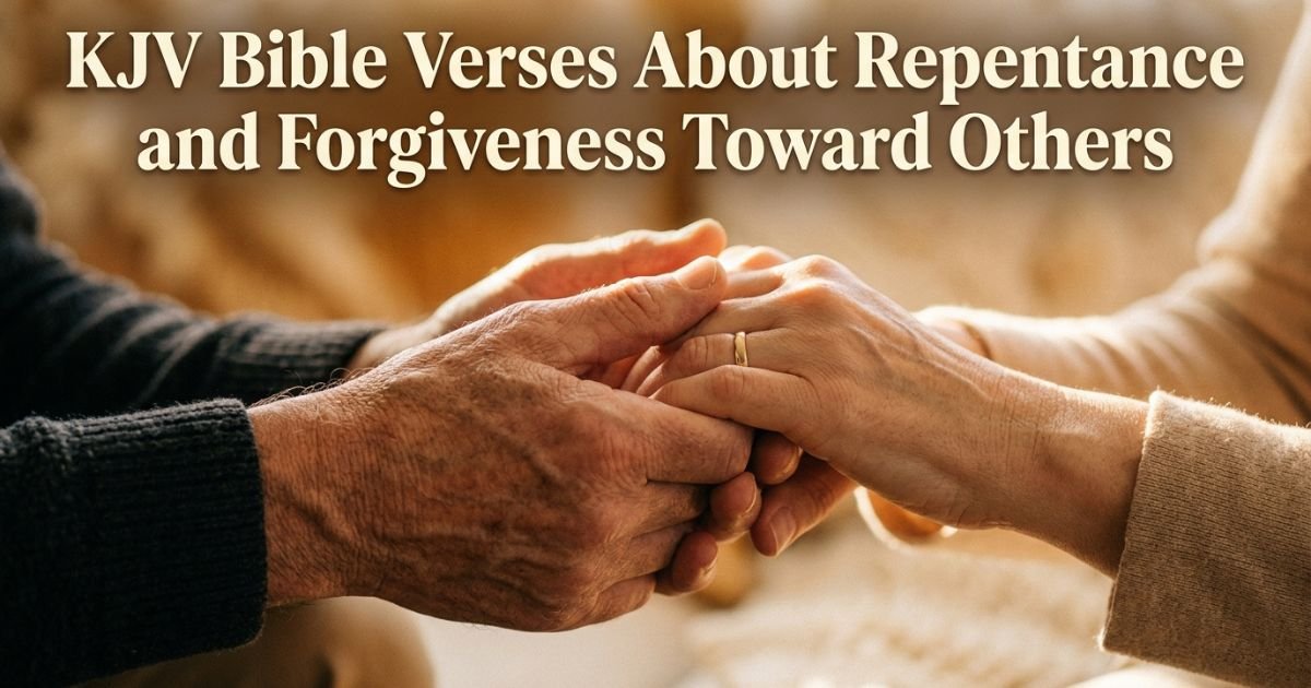 KJV Bible Verses About Repentance and Forgiveness Toward Others