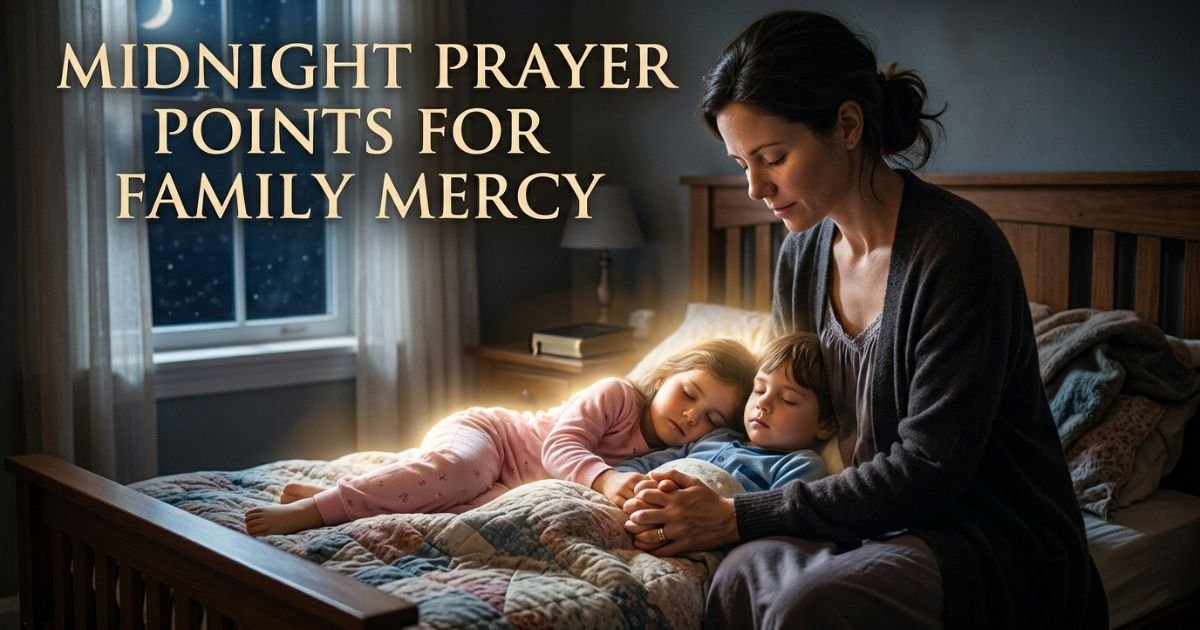 Midnight Prayer Points for Family Mercy