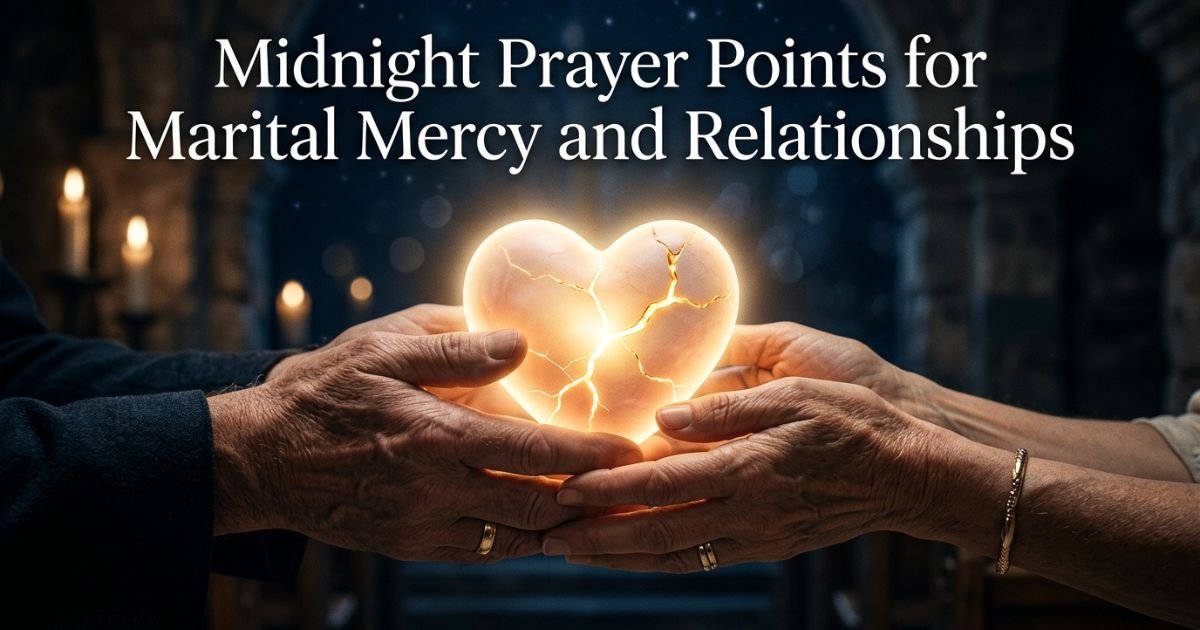 Midnight Prayer Points for Marital Mercy and Relationships