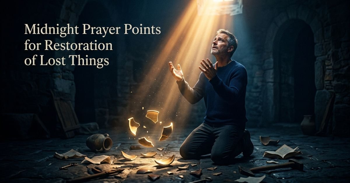 Midnight Prayer Points for Restoration of Lost Things