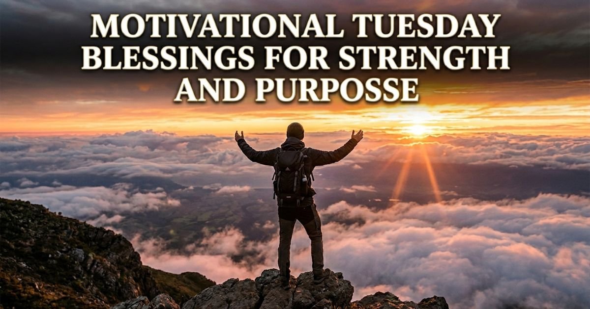Motivational Tuesday Blessings for Strength and Purpose