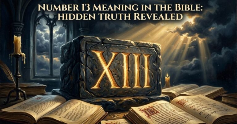 Number 13 Meaning In The Bible: Hidden Truth Revealed