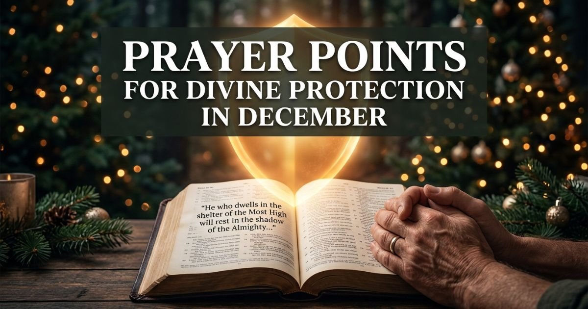 Prayer Points for Divine Protection in December