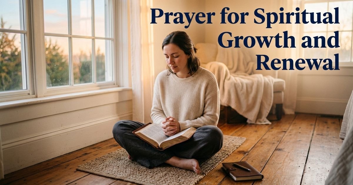 Prayer for Spiritual Growth and Renewal