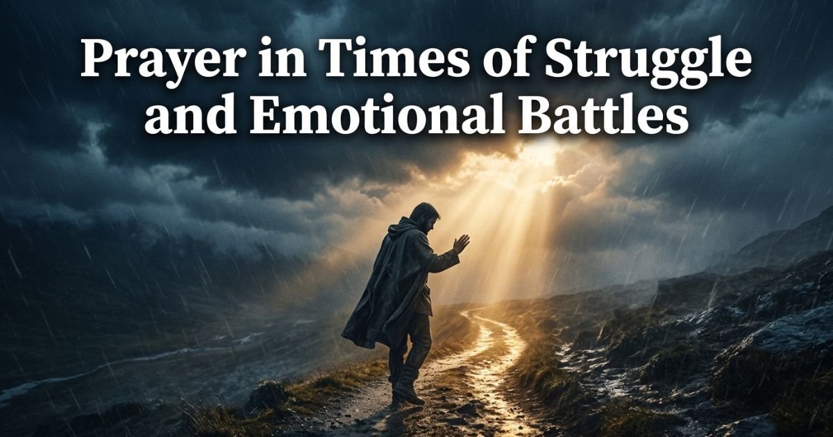 Prayer in Times of Struggle and Emotional Battles
