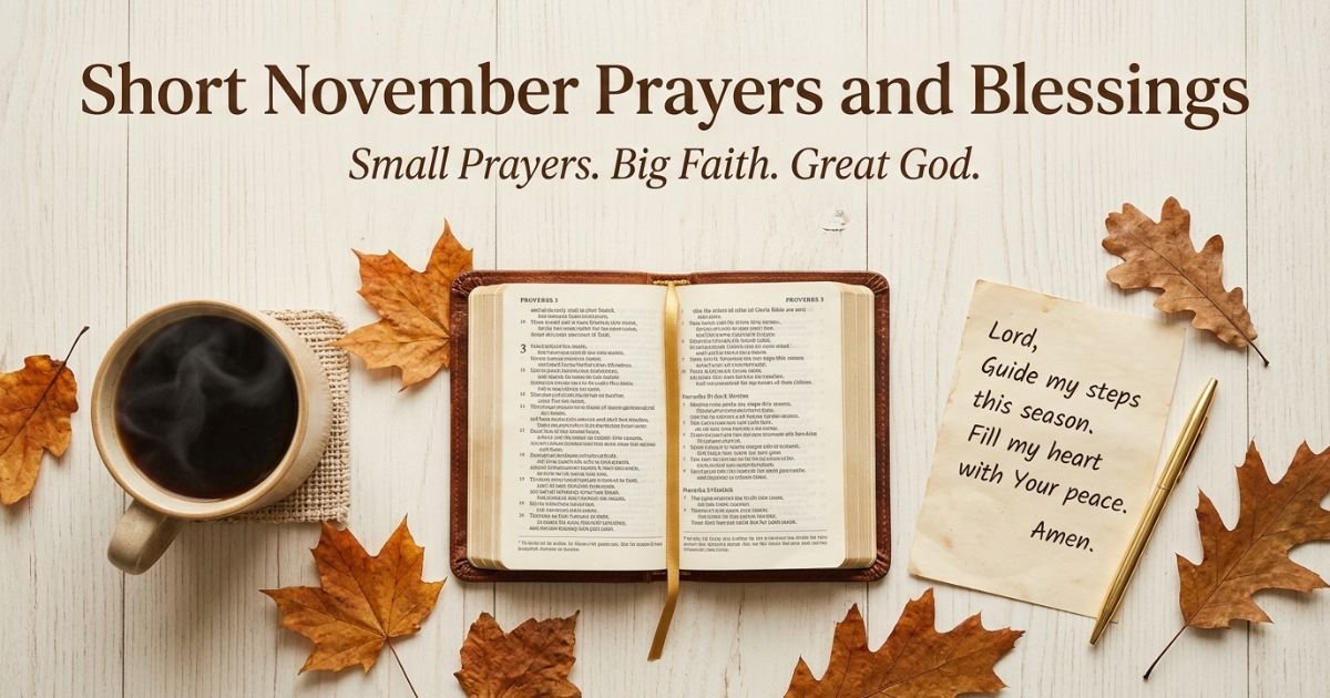 Short November Prayers and Blessings
