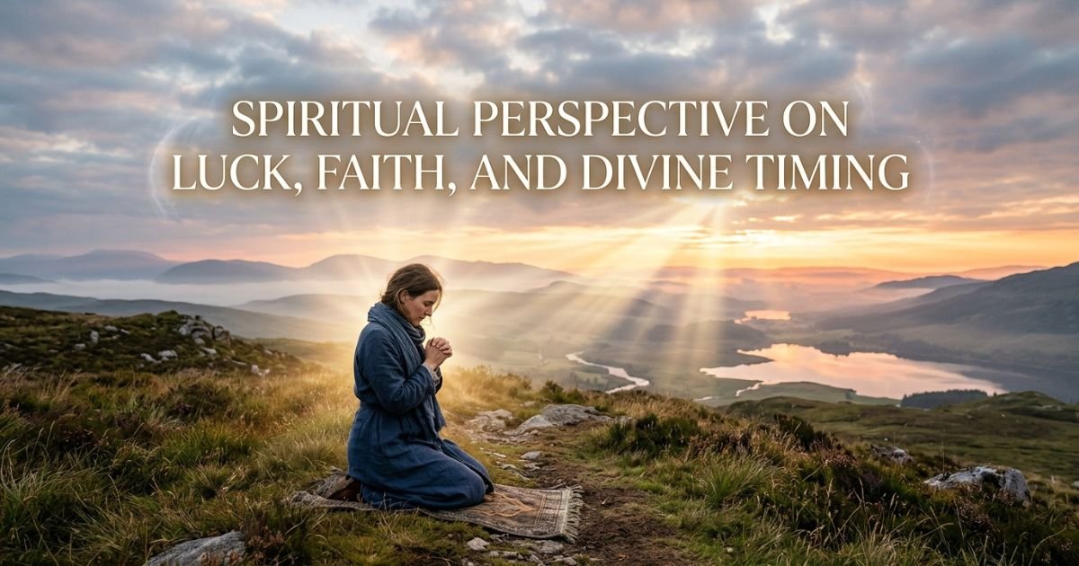 Spiritual Perspective on Luck, Faith, and Divine Timing