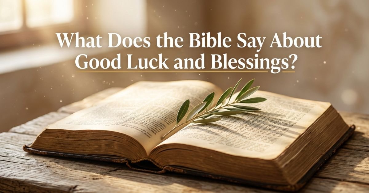 What Does the Bible Say About Good Luck and Blessings?