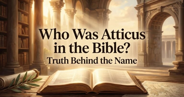 Who Was Atticus in the Bible? Truth Behind the Name