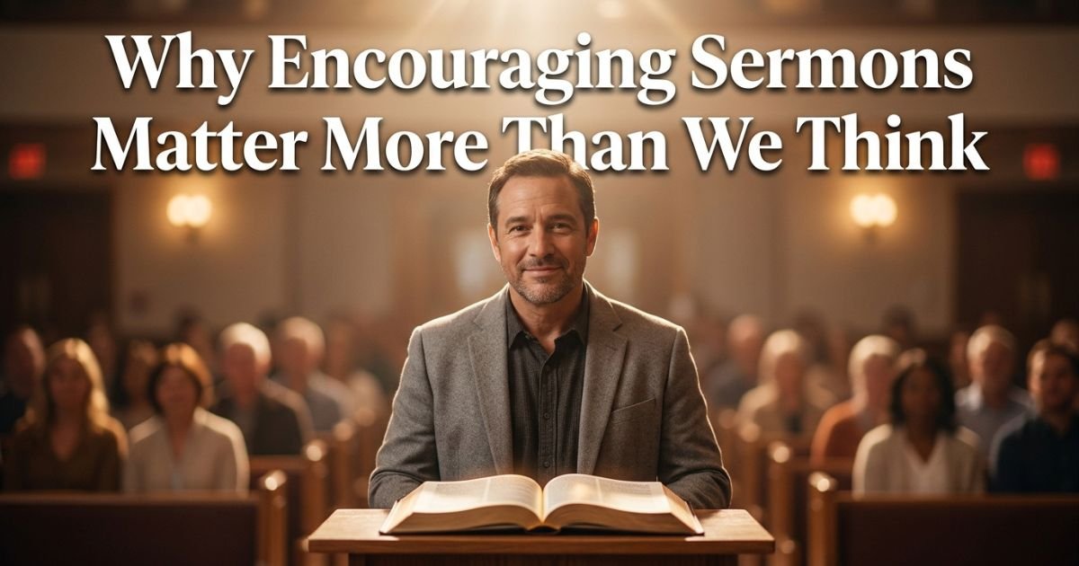 Why Encouraging Sermons Matter More Than We Think