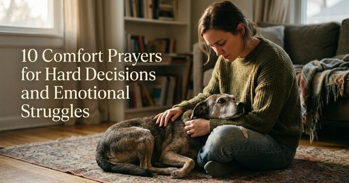 10 Comfort Prayers for Hard Decisions and Emotional Struggles