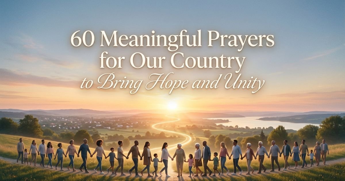 60 Meaningful Prayers for Our Country to Bring Hope and Unity