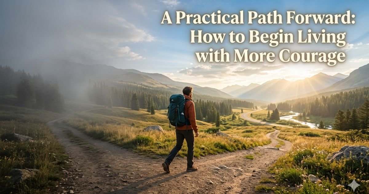 A Practical Path Forward: How to Begin Living with More Courage