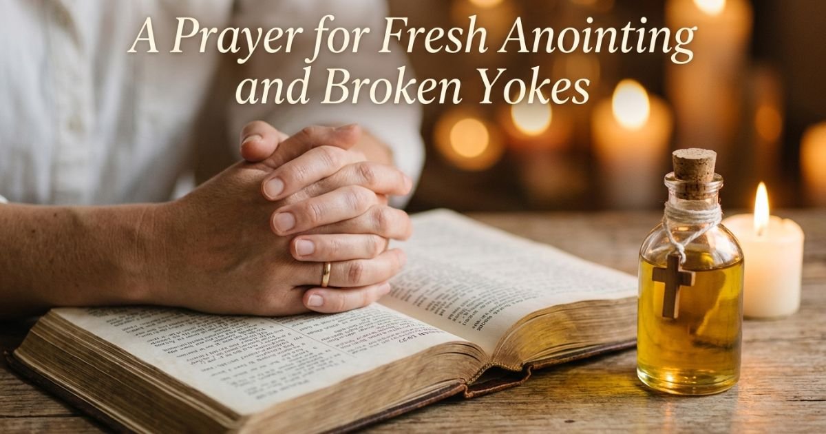 A Prayer for Fresh Anointing and Broken Yokes