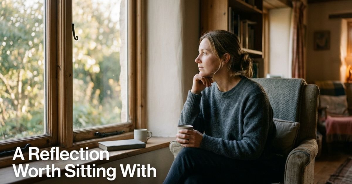 A Reflection Worth Sitting With