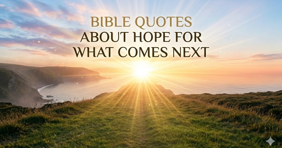 Bible Quotes About Hope for What Comes Next
