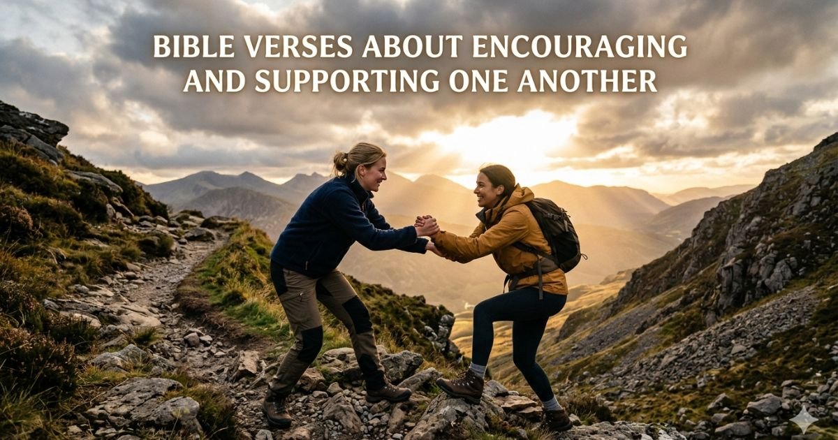 Bible Verses About Encouraging and Supporting One Another