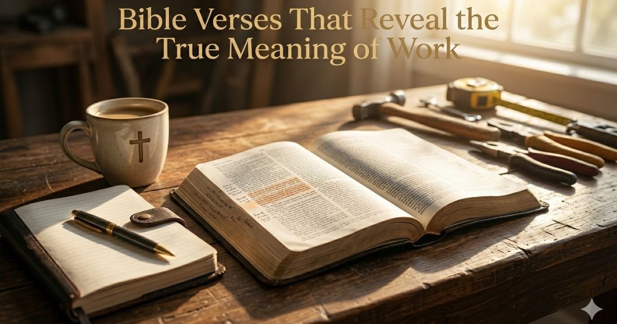 Bible Verses That Reveal the True Meaning of Work
