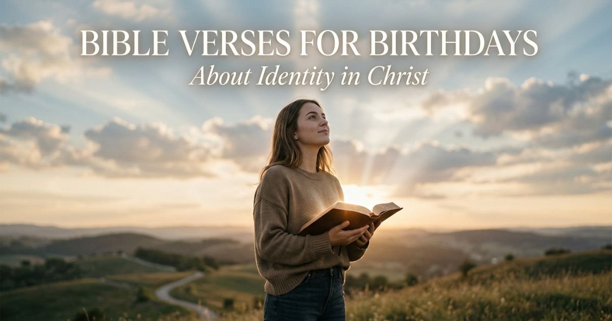 Bible Verses for Birthdays About Identity in Christ