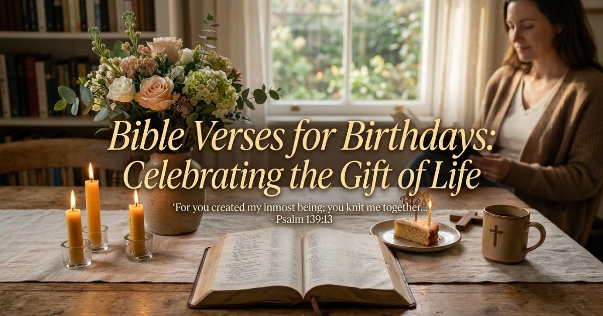 Bible Verses for Birthdays: Celebrating the Gift of Life