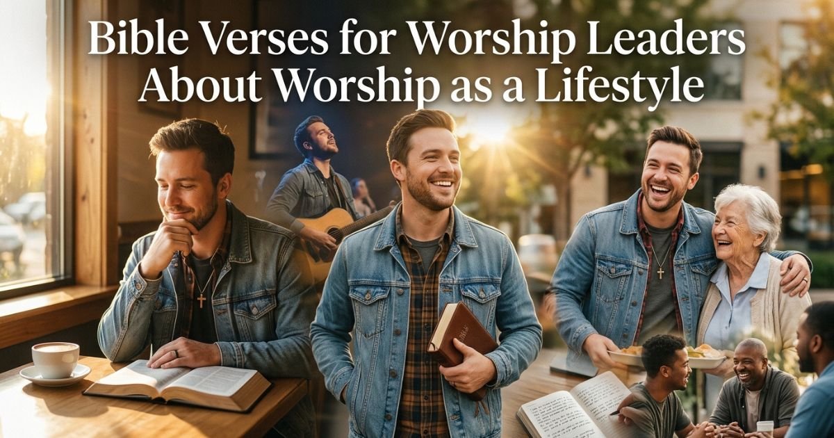Bible Verses for Worship Leaders About Worship as a Lifestyle