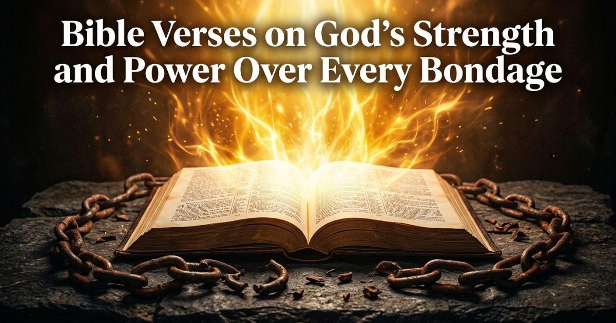 Bible Verses on God's Strength and Power Over Every Bondage