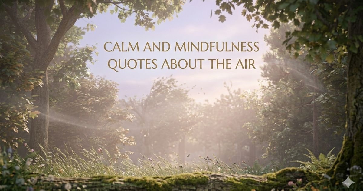 Calm and Mindfulness Quotes About the Air