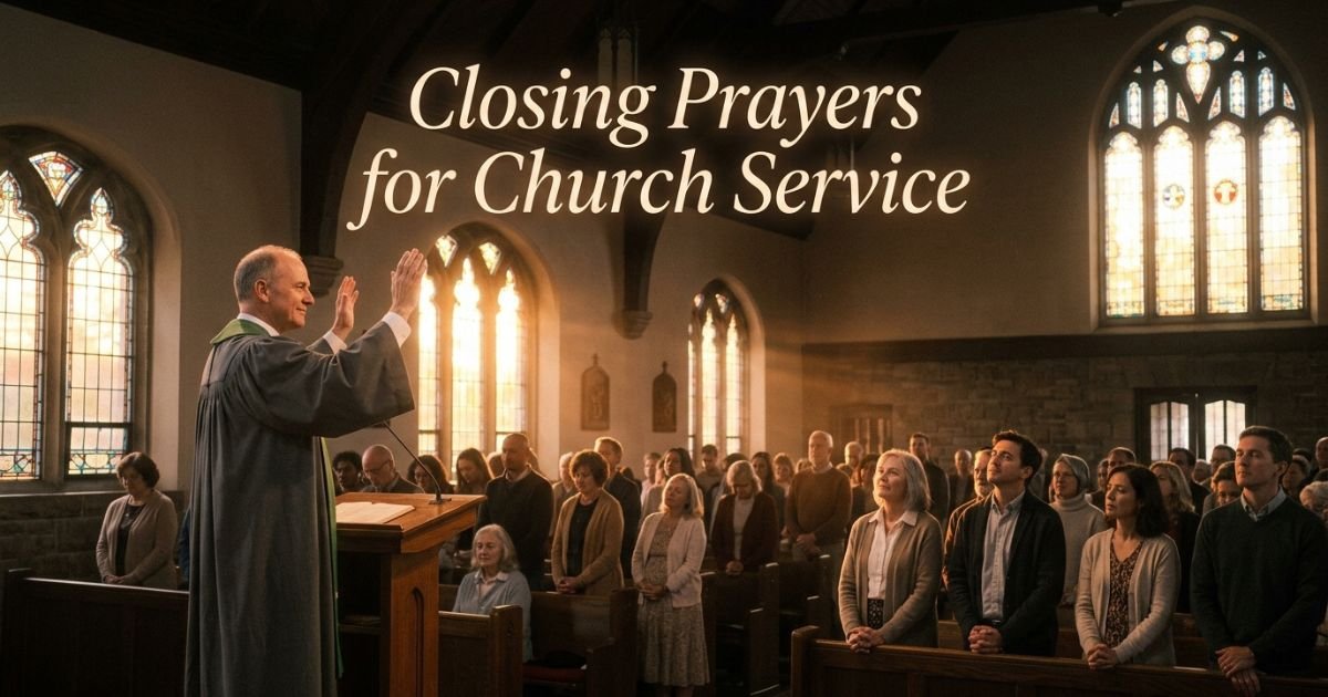 Closing Prayers for Church Service