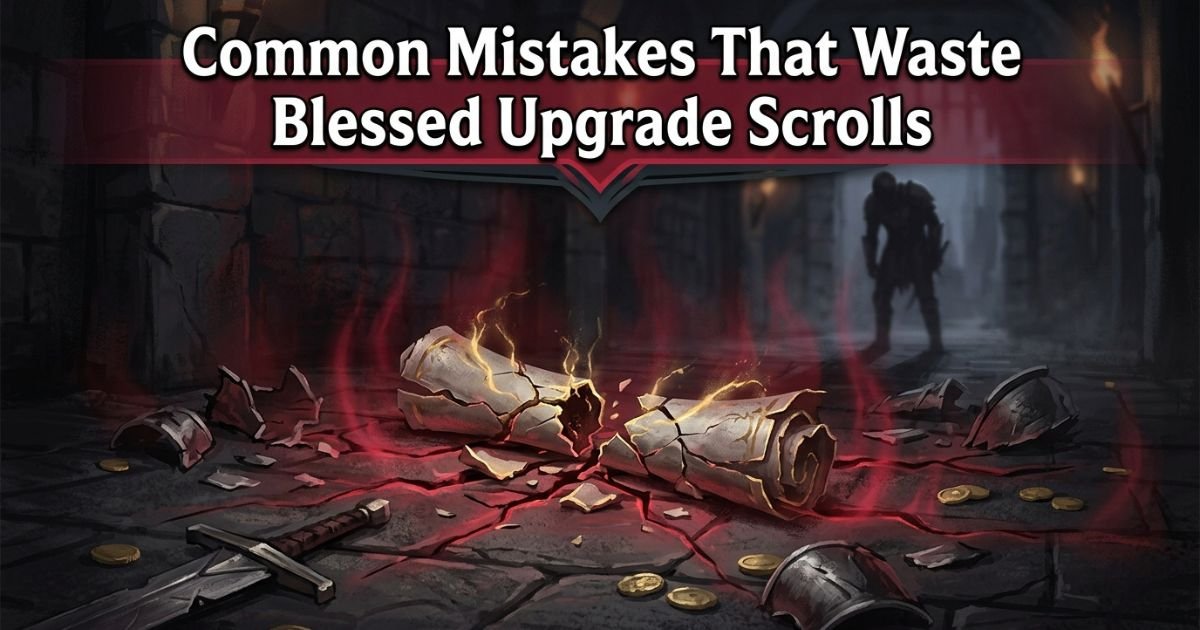 Common Mistakes That Waste Blessed Upgrade Scrolls