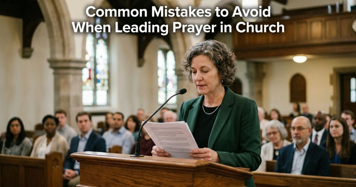 Common Mistakes to Avoid When Leading Prayer in Church