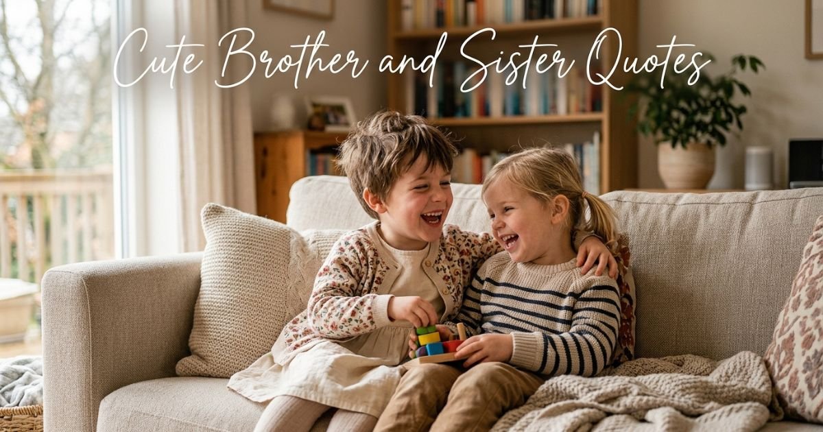 Cute Brother and Sister Quotes
