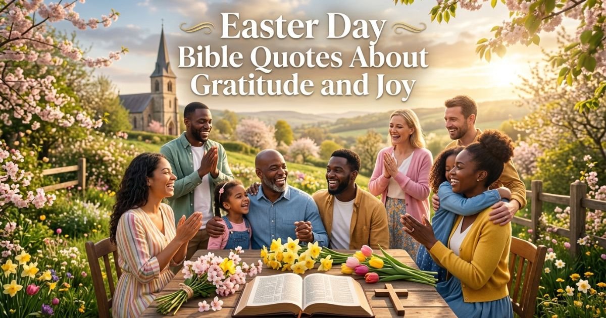 Easter Day Bible Quotes About Gratitude and Joy