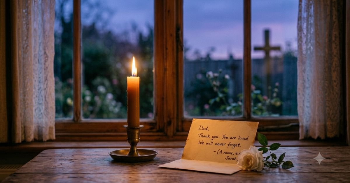 Father's Day Card Messages for a Dad in Heaven