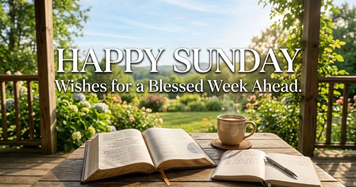 Happy Sunday, Wishes for a Blessed Week Ahead