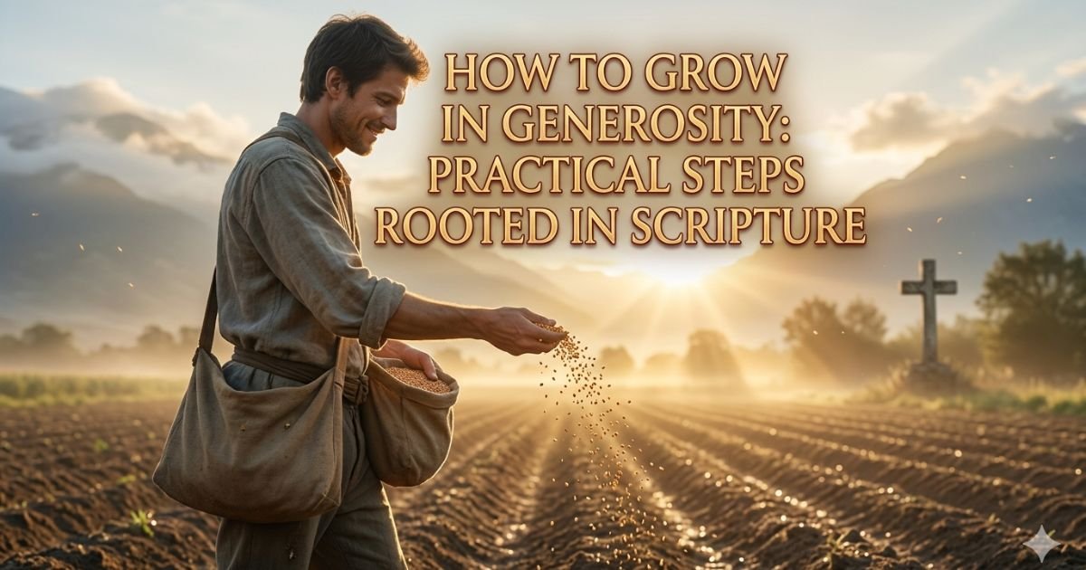 How to Grow in Generosity: Practical Steps Rooted in Scripture