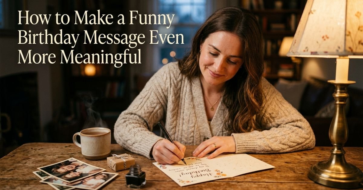 How to Make a Funny Birthday Message Even More Meaningful