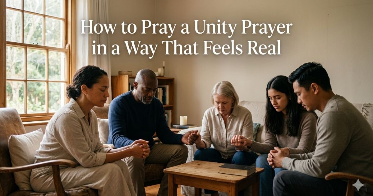 How to Pray a Unity Prayer in a Way That Feels Real
