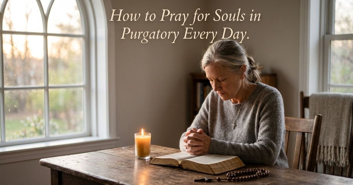 How to Pray for Souls in Purgatory Every Day