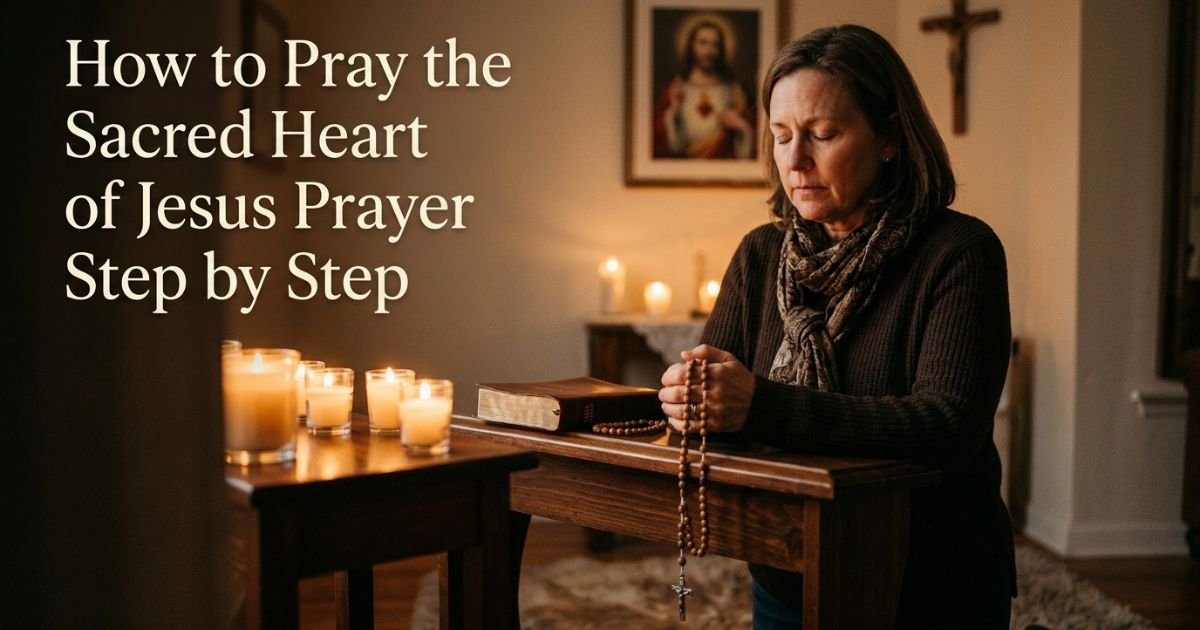 How to Pray the Sacred Heart of Jesus Prayer Step by Step