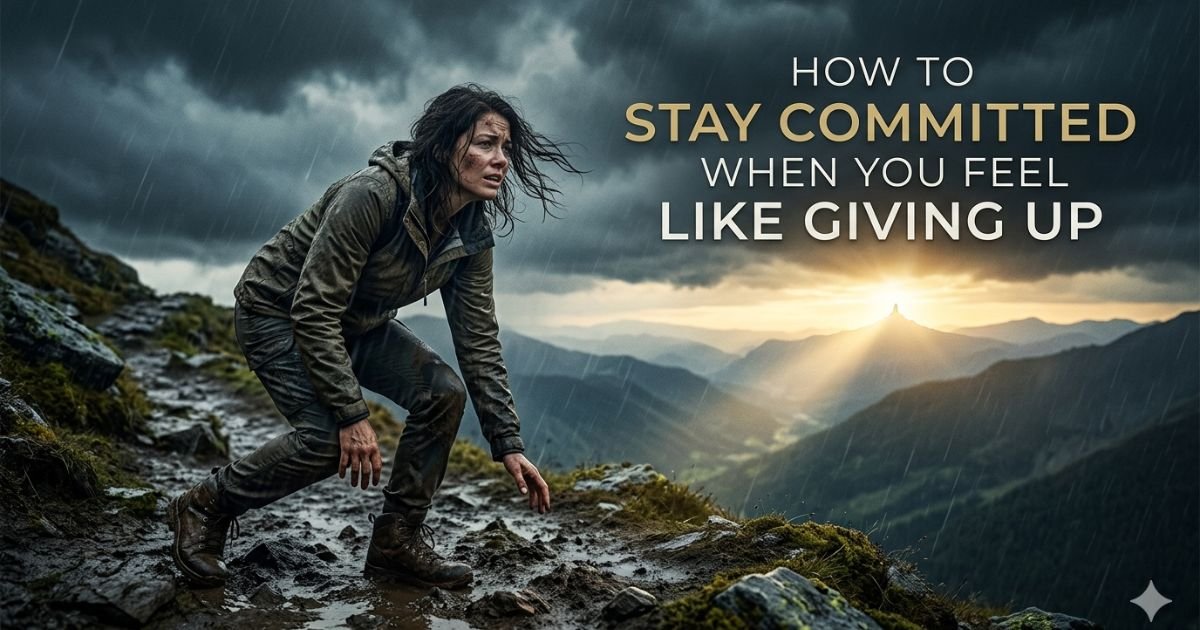 How to Stay Committed When You Feel Like Giving Up