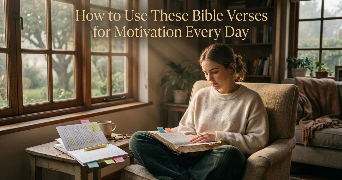 How to Use These Bible Verses for Motivation Every Day