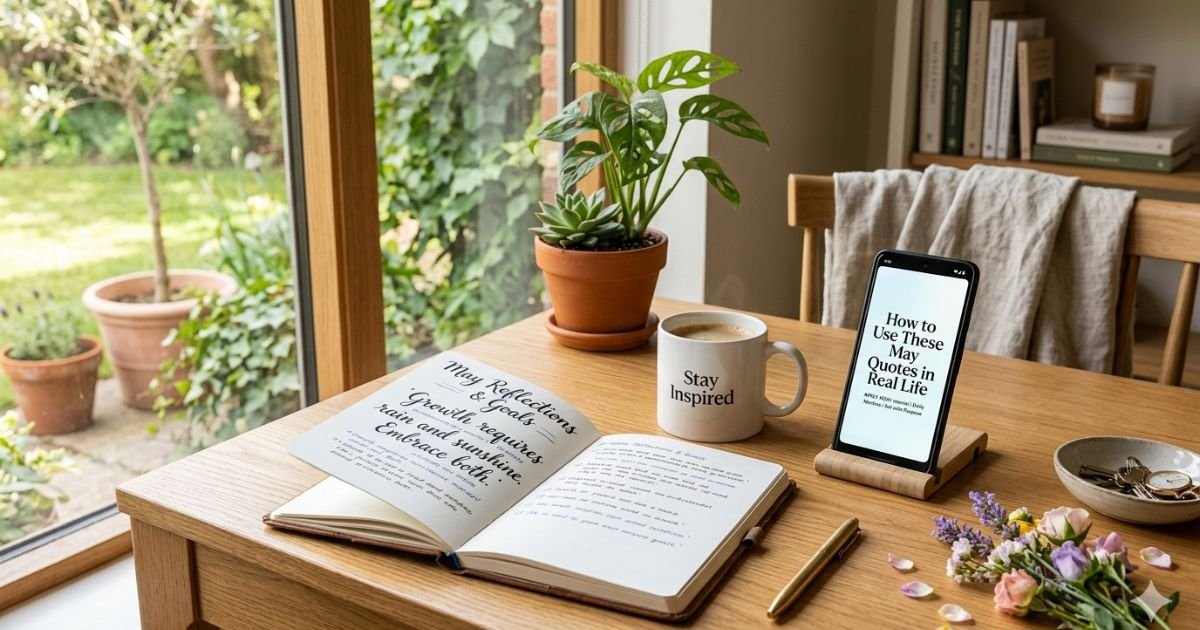 How to Use These May Quotes in Real Life