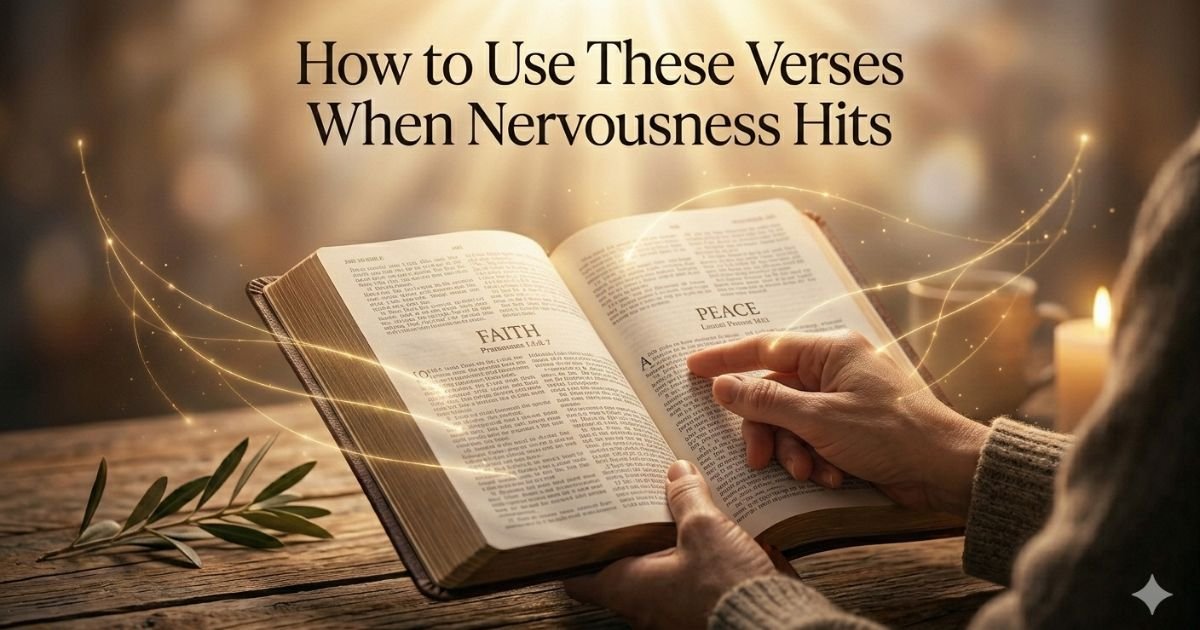 How to Use These Verses When Nervousness Hits