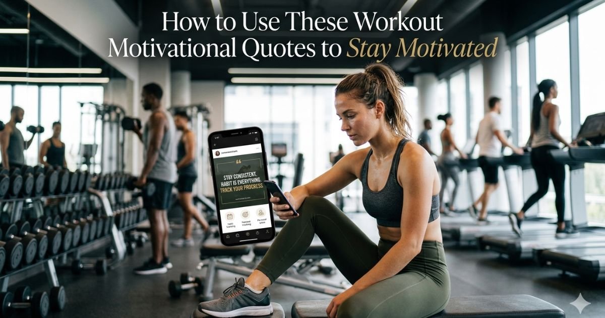 How to Use These Workout Motivational Quotes to Stay Motivated
