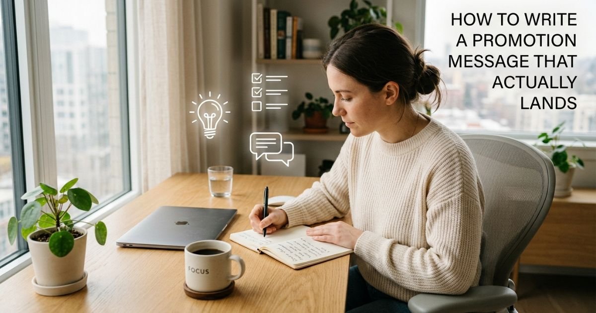 How to Write a Promotion Message That Actually Lands