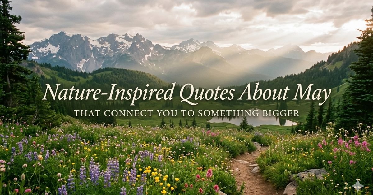 Nature-Inspired Quotes About May That Connect You to Something Bigger